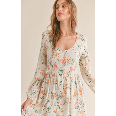 Bloom Brigade Midi Dress