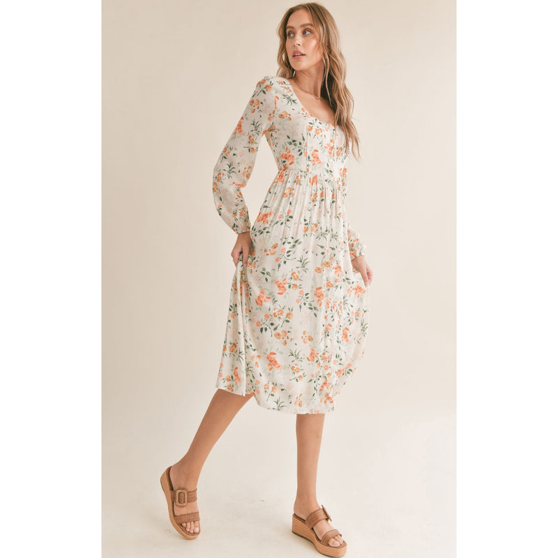 Bloom Brigade Midi Dress