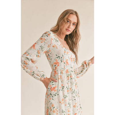 Bloom Brigade Midi Dress