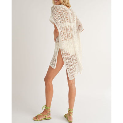 Hailee V-Neck Knit Cover Up