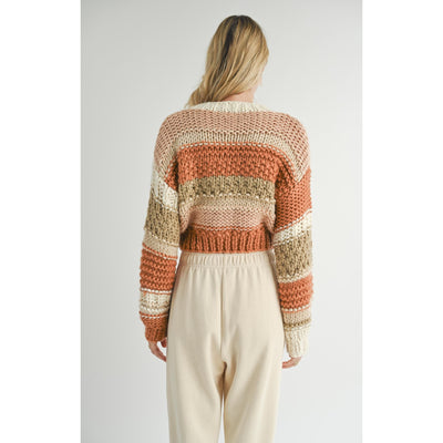 Butter Pecan Chunky Sweater | Brick Multi