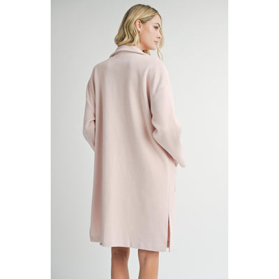 Hayley Open Coat | Light Pink