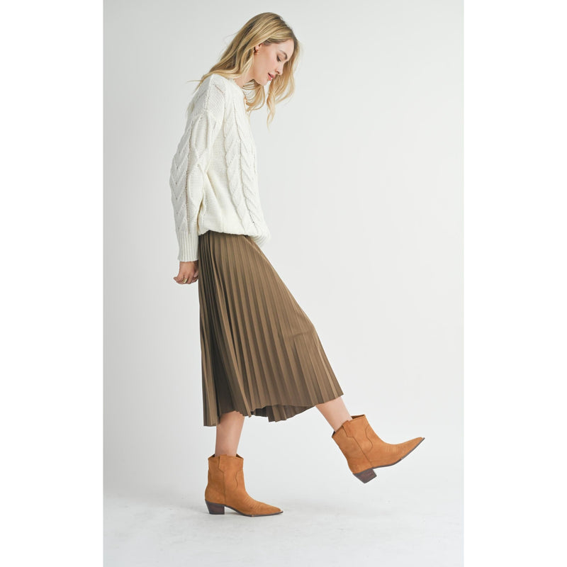 Full Of Charm Pleated Skirt