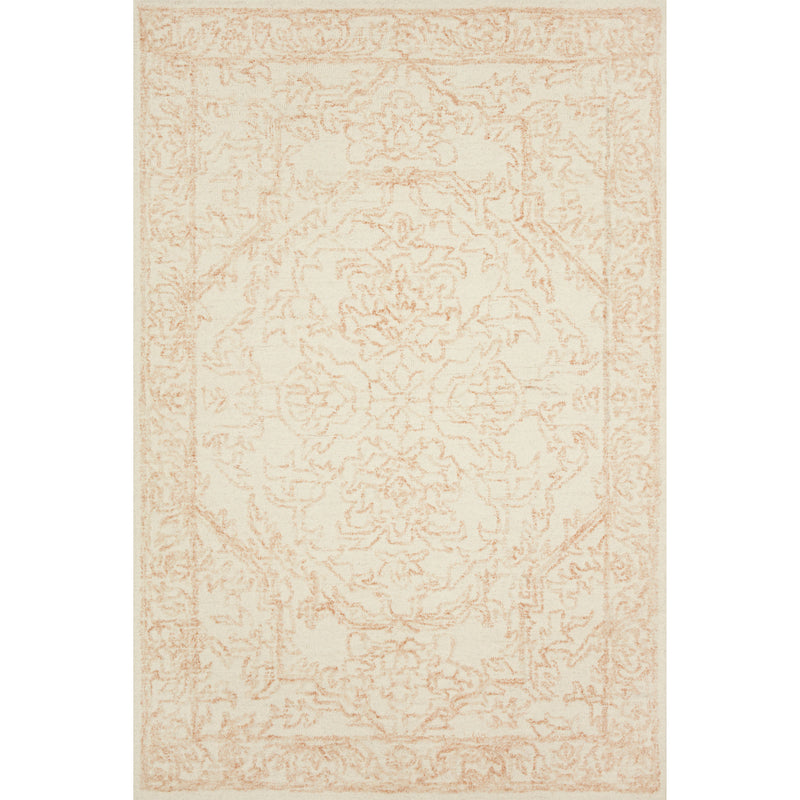 Annie Rug 05 | Magnolia Home By Joanna Gaines X Loloi | White / Pink