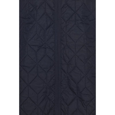 Padded Quilt Coat | Dark Indigo