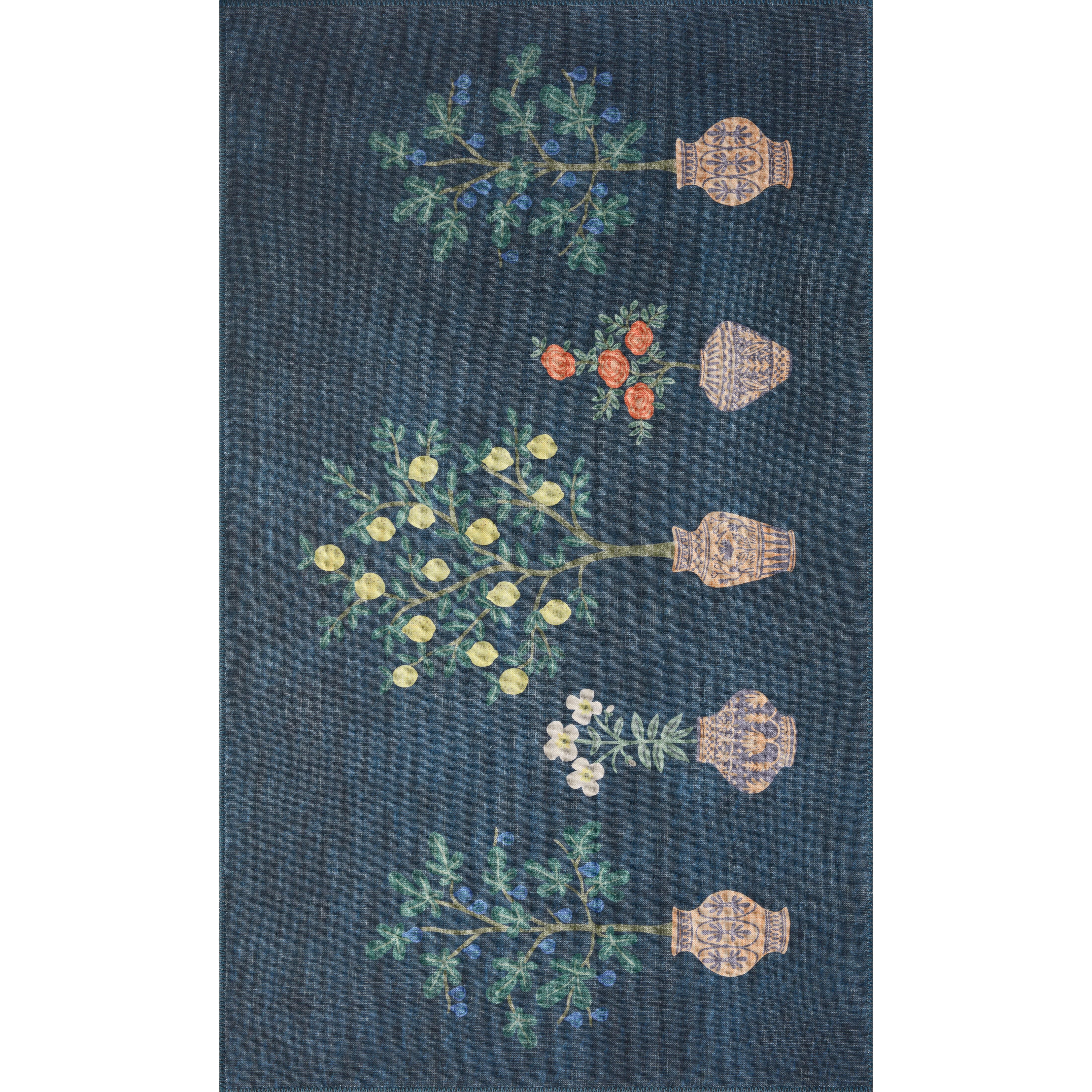 Atelier Rug 01 | Topiary Indigo – Modern Komfort