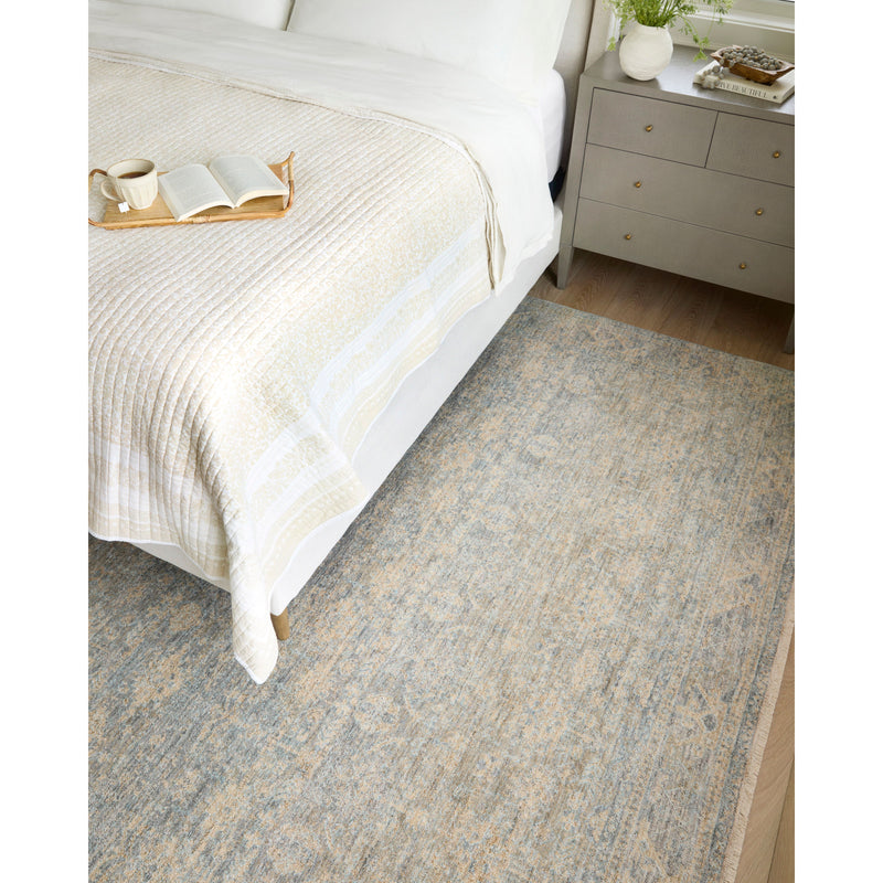 Blake Rug 01 | Angela Rose X Loloi | Sky / Beige