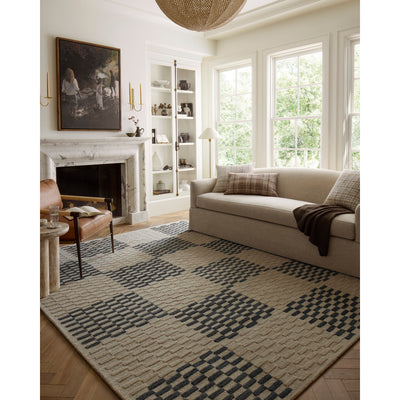 Bradley Rug 01 | Beige/Midnight