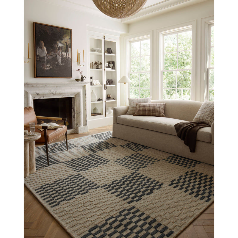 Bradley Rug 01 | Beige/Midnight