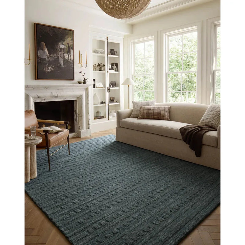 Bradley Rug 05 CJ | Teal / Teal