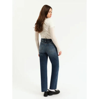 Sundaze High Rise Vintage Straight Jeans | Authentic