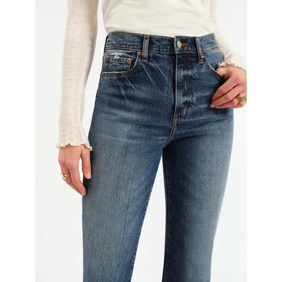 Sundaze High Rise Vintage Straight Jeans | Authentic