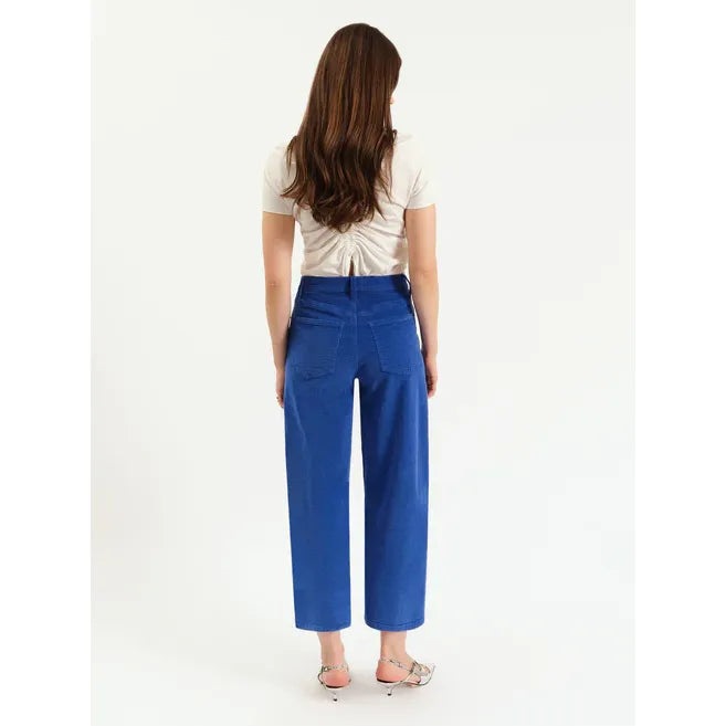 Westward Barrel Corduroy Pant | Cobalt Blue