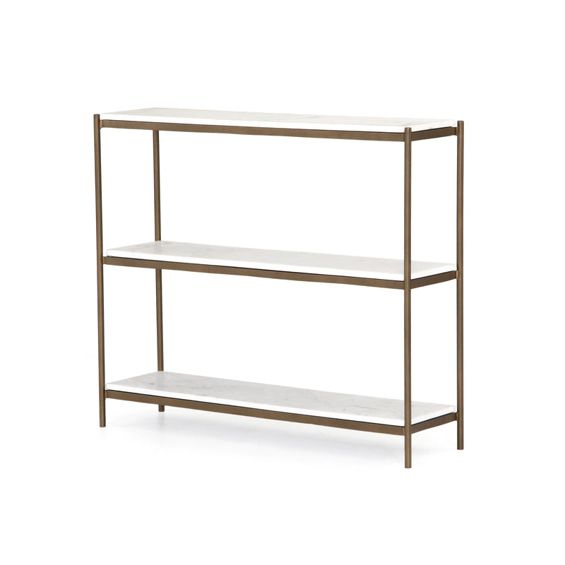 Felion Small Console Table | Antique Brass