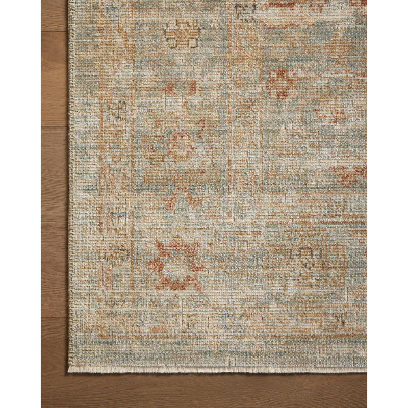 Heritage Rug 06 | Aqua/Terracotta