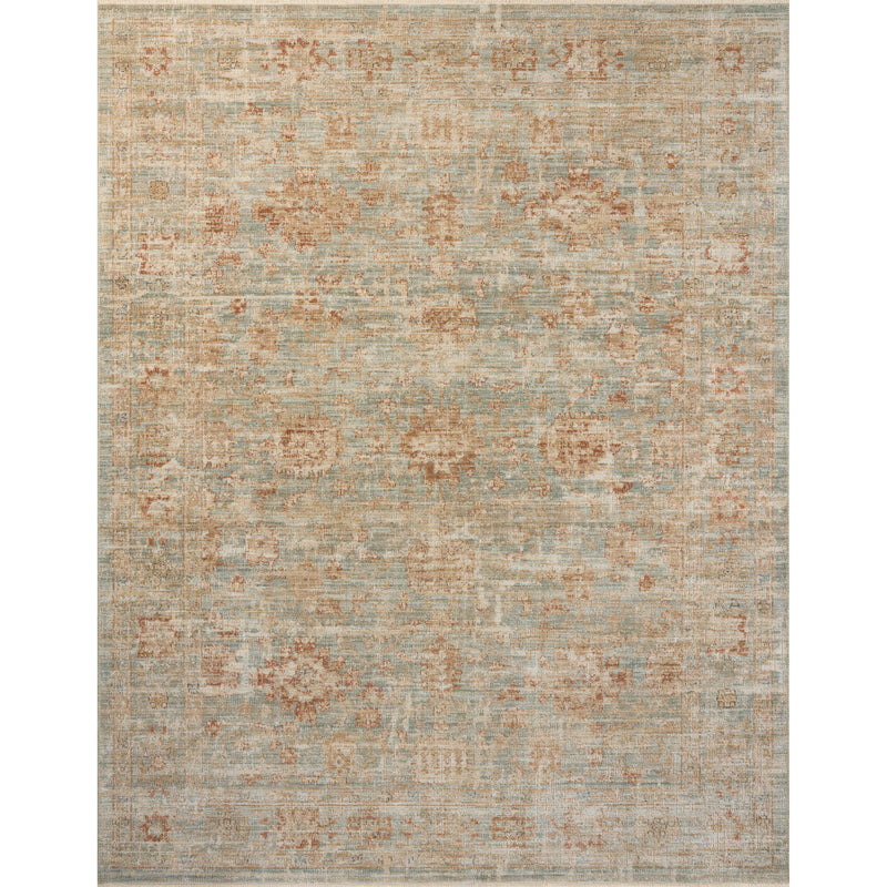 Heritage Rug 06 | Aqua/Terracotta