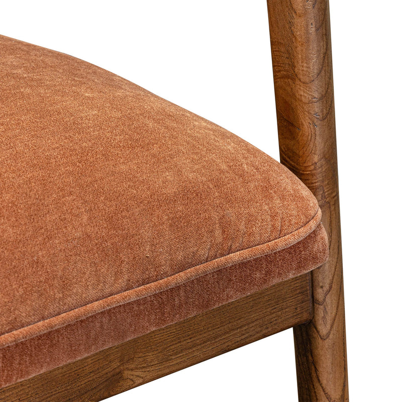 Holland Club Chair | Rust