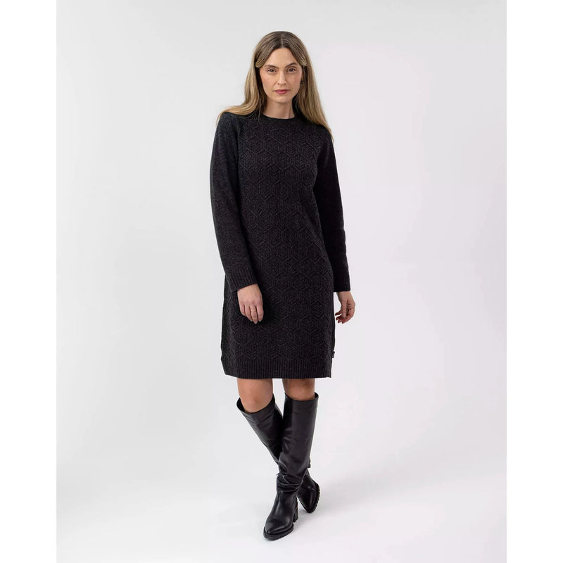 Antonia Dress | Anthracite Melange