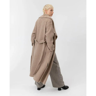 Astrid Wide Coat | Khaki