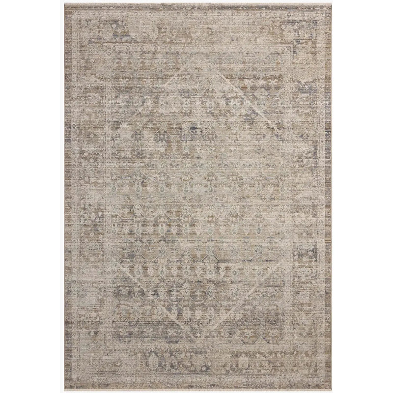 Ida Rug 06 | Chris Loves Julia X Loloi | Slate / Natural