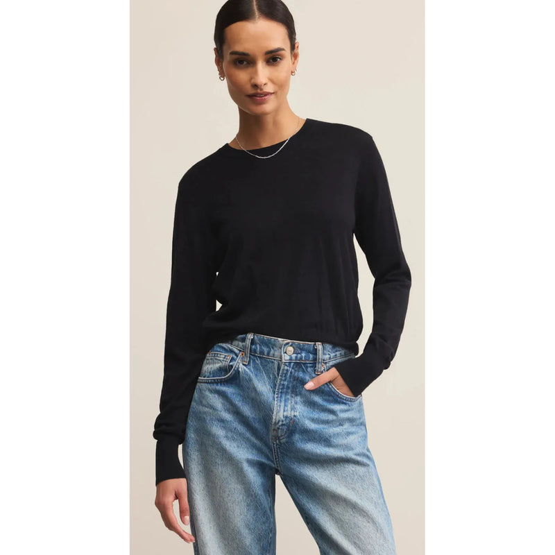 The Perfect Layer Sweater | Black