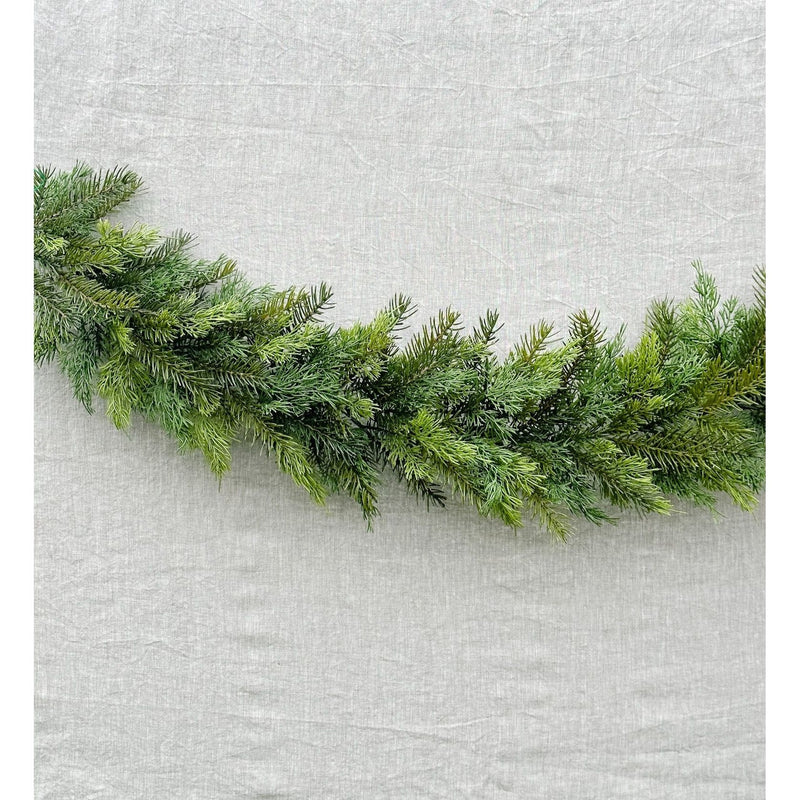 Fresh Touch Cedar and Hemlock Garland 72"