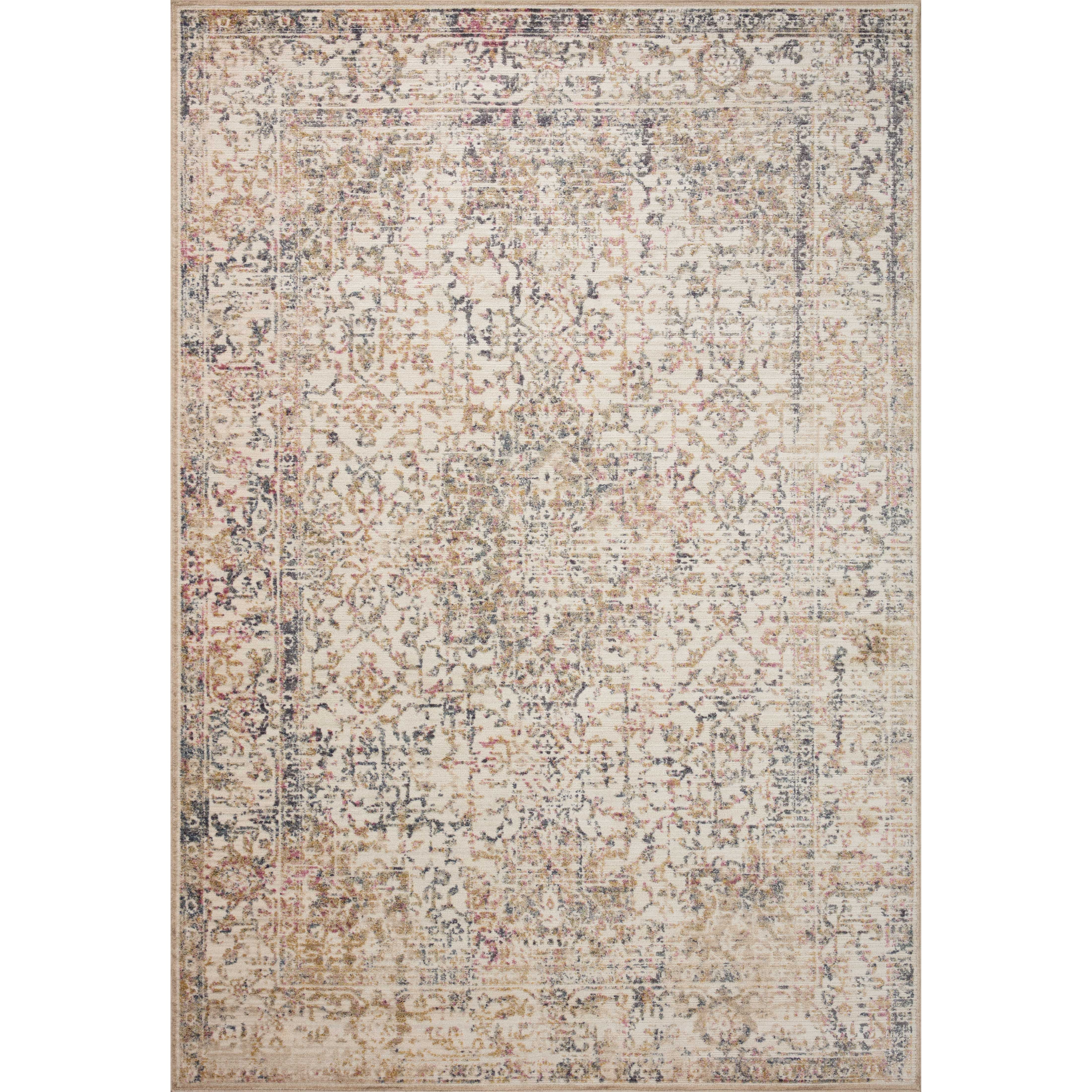 Indra Rug 05 | Ivory / Multi – Modern Komfort