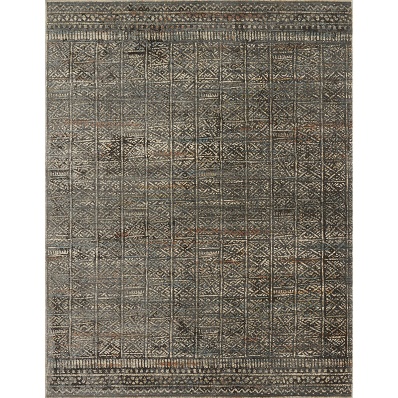 Javari Rug 06 | Charcoal / Silver