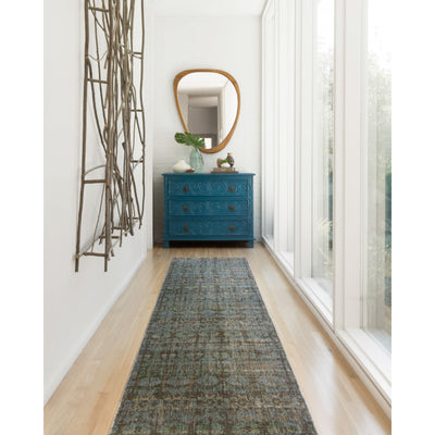 Javari Rug 07 | Steel / Lagoon