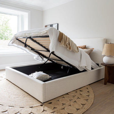 Jules Storage Bed | Cream
