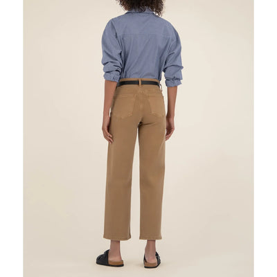 Charlotte High Rise Wide Leg Jeans | Caramel