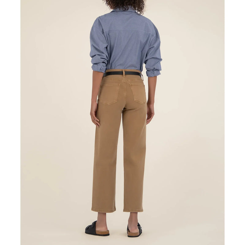 Charlotte High Rise Wide Leg Jeans | Caramel