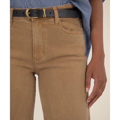 Charlotte High Rise Wide Leg Jeans | Caramel