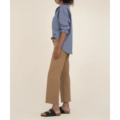 Charlotte High Rise Wide Leg Jeans | Caramel