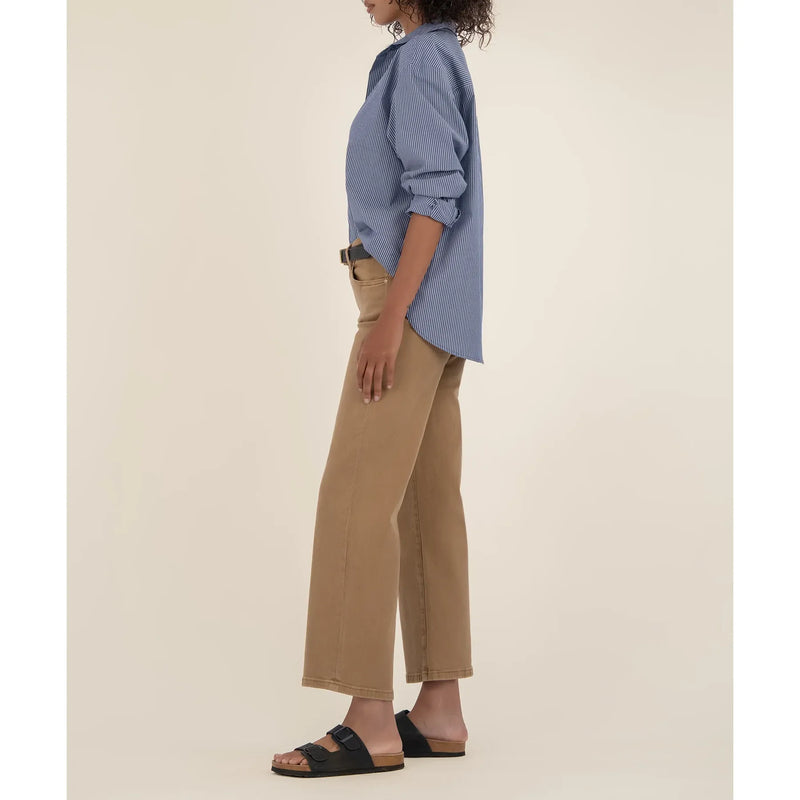 Charlotte High Rise Wide Leg Jeans | Caramel