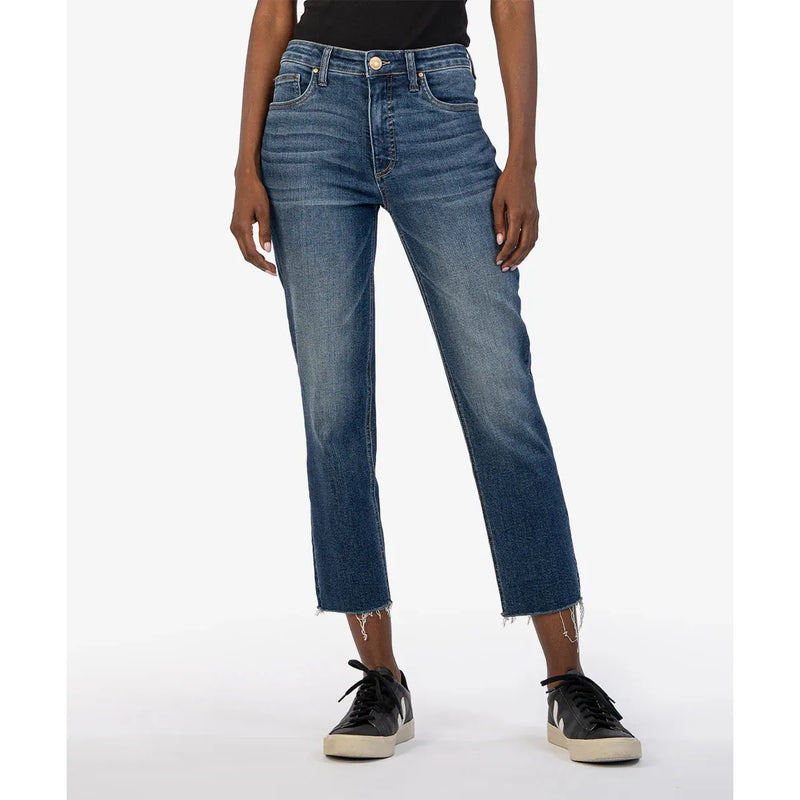 Rachael High Rise Fab Ab Mom Jean | Explore Wash