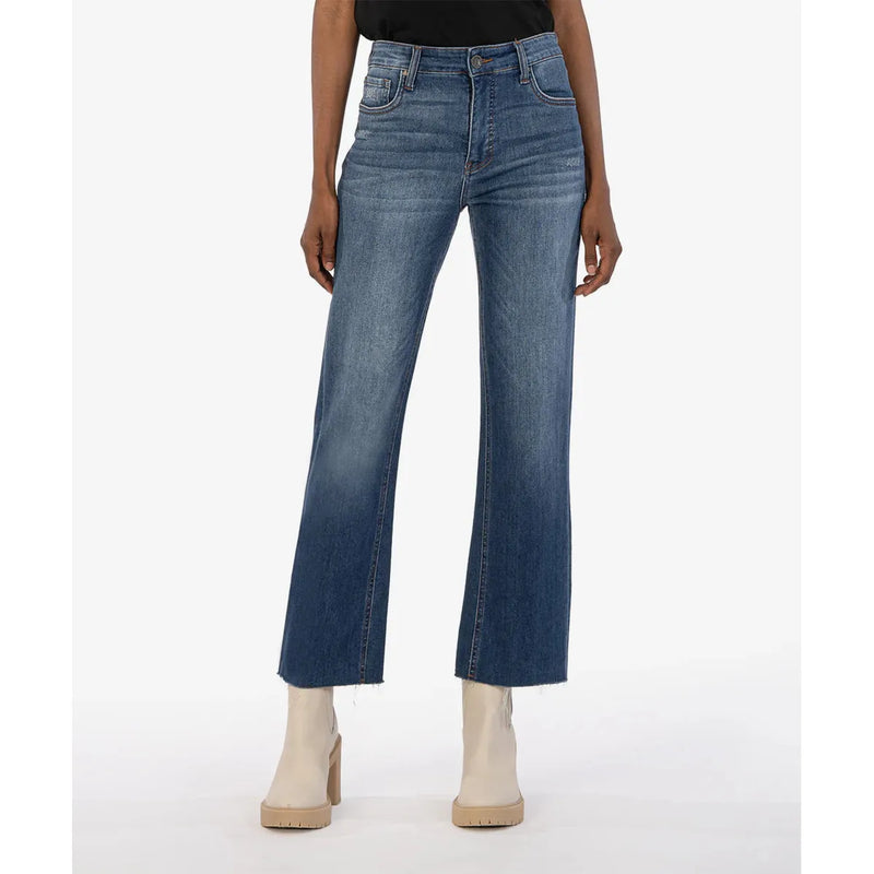 Kelsey High Rise Fab Ab Ankle Flare Jeans | Royal