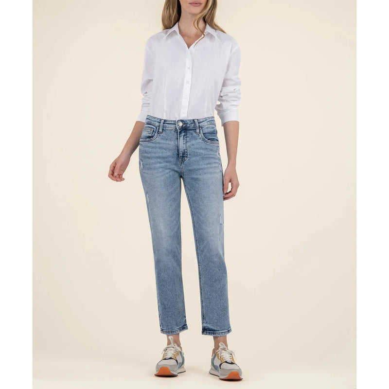 Rachael High Rise Fab Ab Mom Jean | Equality