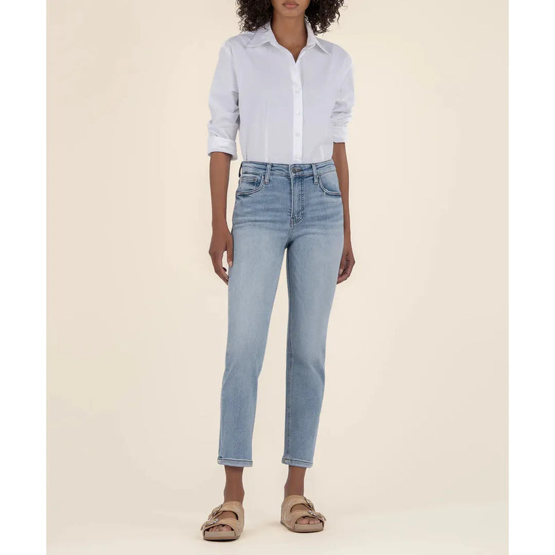 Rachael High Rise Fab Ab Mom Jean | Mature