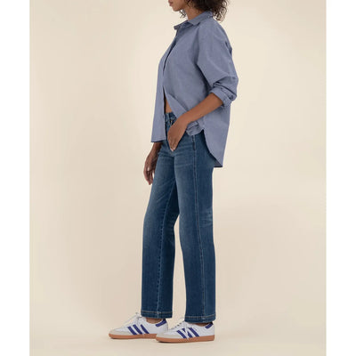 Pattie High Rise Straight Leg Jeans | Razor
