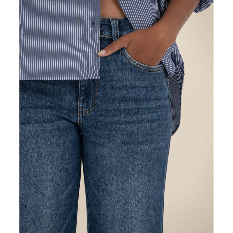 Pattie High Rise Straight Leg Jeans | Razor