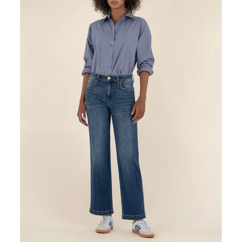 Pattie High Rise Straight Leg Jeans | Razor