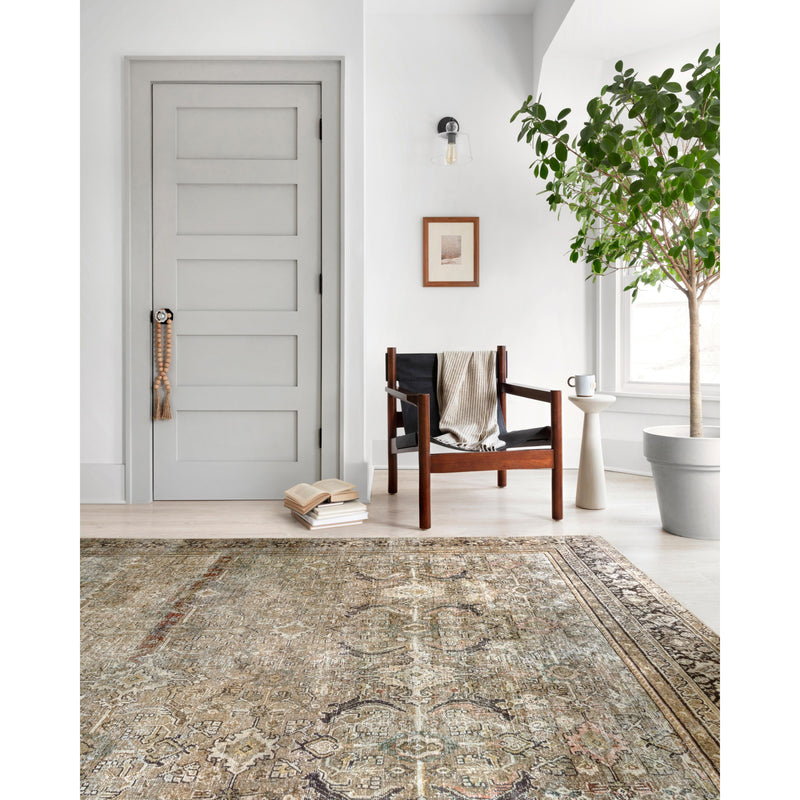 Layla Rug 03 | Olive / Charcoal