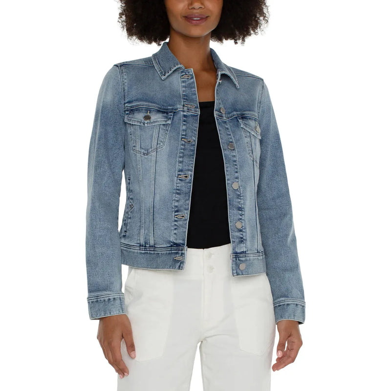 Liverpool Classic Jean Jacket LM1004FC4 Cabrillo XL