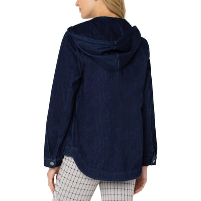Shirt Jacket With Hood