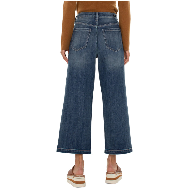 Stride High Rise Wide Leg Jeans With Seams | Jenny Lake