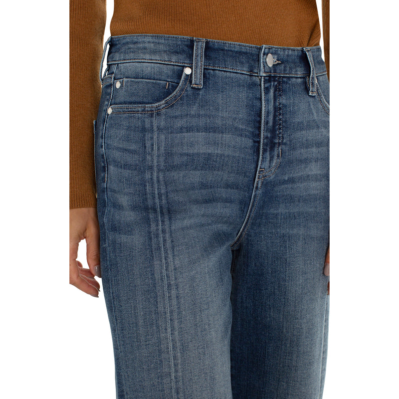 Stride High Rise Wide Leg Jeans With Seams | Jenny Lake