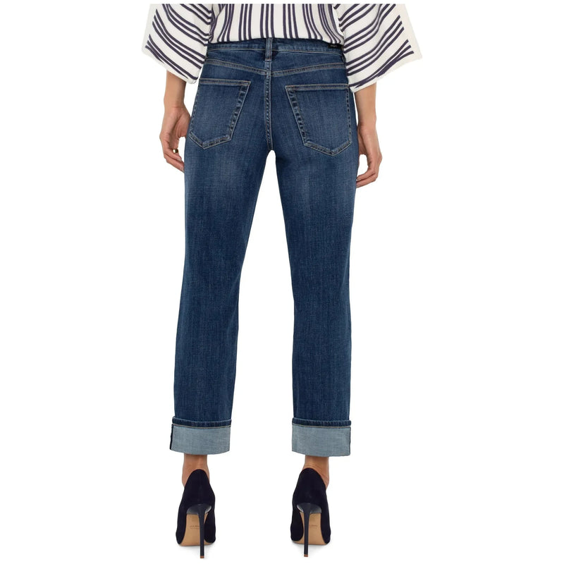 Marley Girlfriend Jeans with Cuff | Rushland