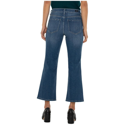 Hannah Cropped Flare Jeans | Forest Hills