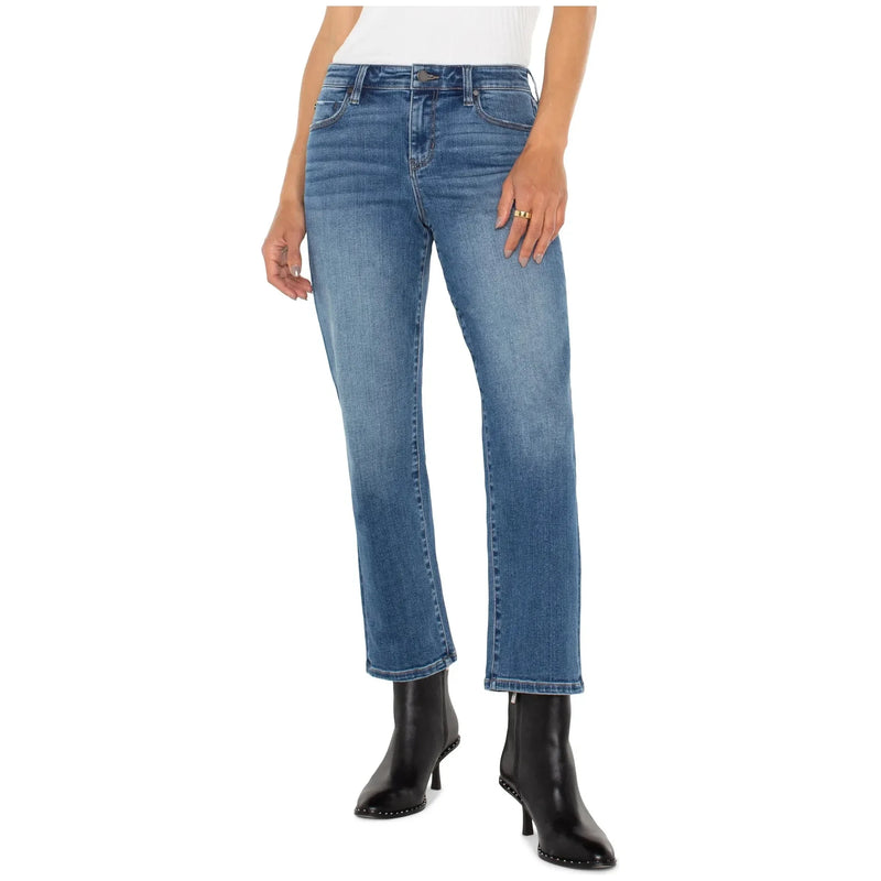 Kennedy Crop Straight Jeans | McAllister